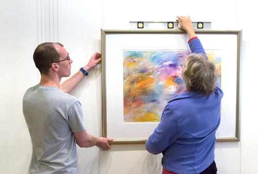 Hanging decorative paintings
