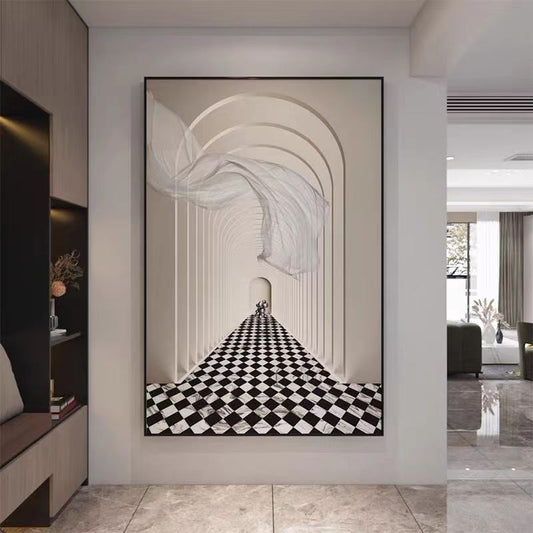 Analysis of Selection of Decorative Paintings in Hotel Lobby