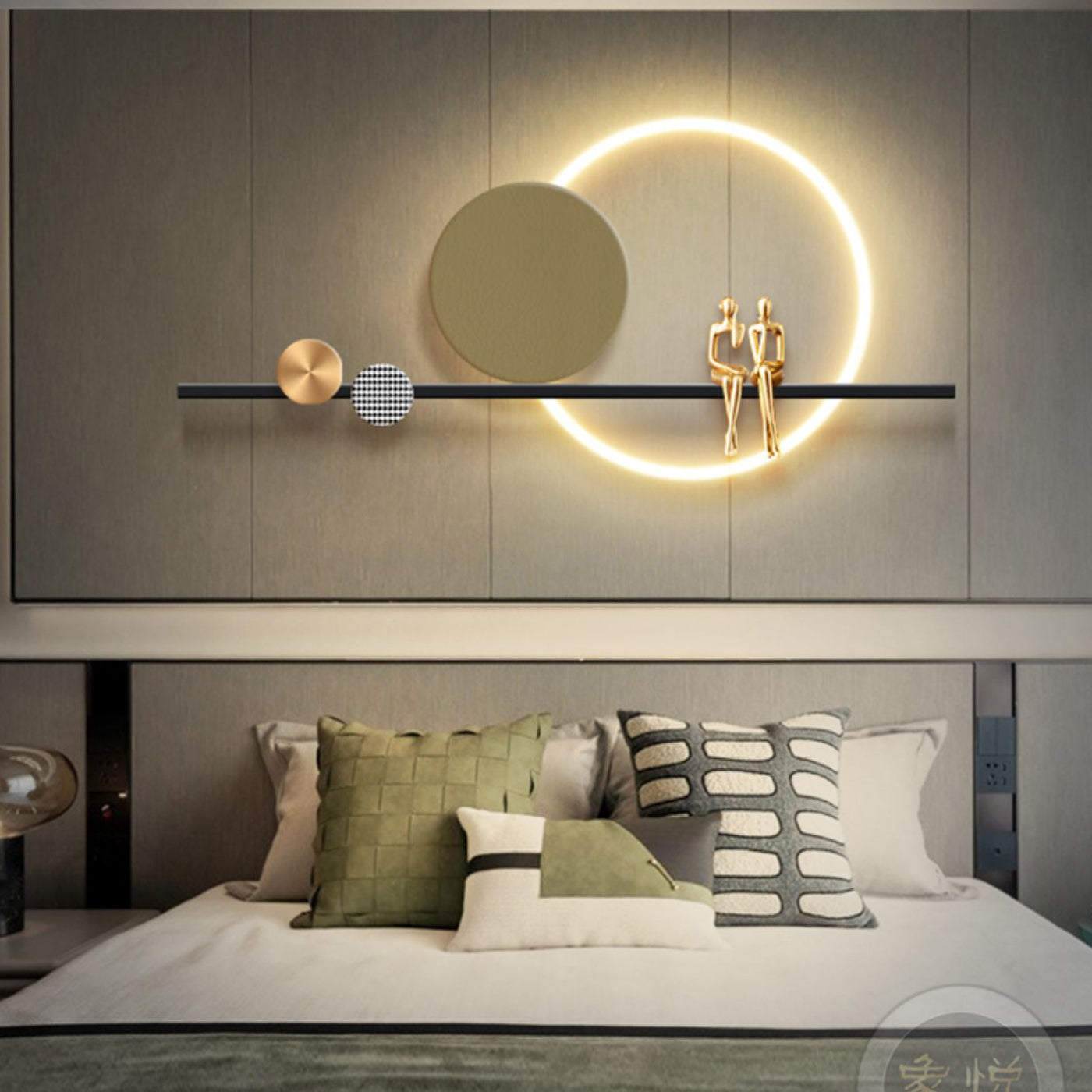 Romantic Immortal Beloved decoration wall hanging lamp LED