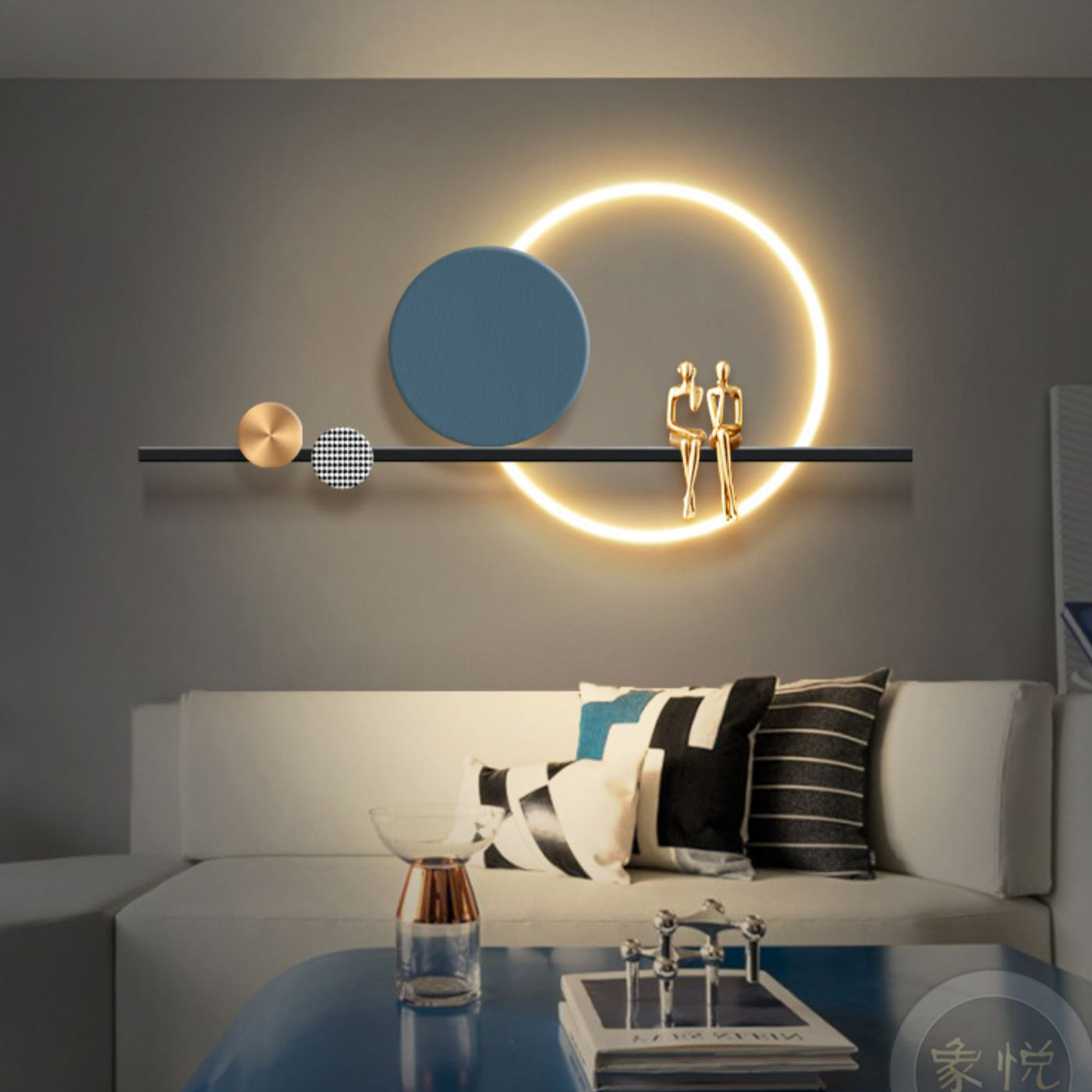 Romantic Immortal Beloved decoration wall hanging lamp LED