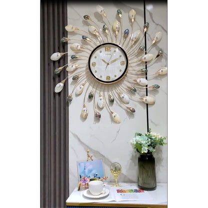 Sunlight styling decoration wall hanging metalart clock