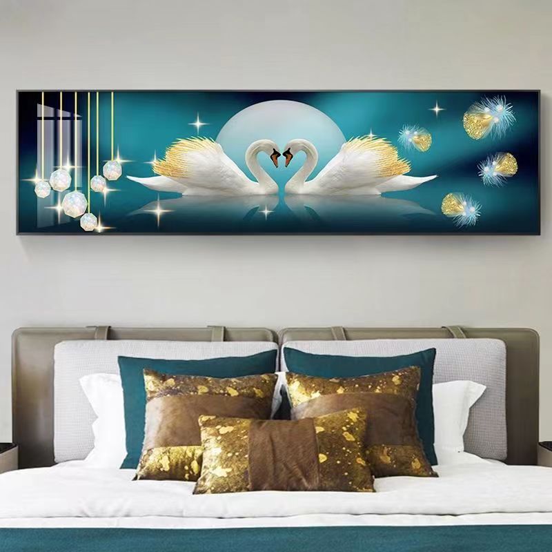 Banner Aesthetic abstract art Crystal Porcelain wall decoration Painting