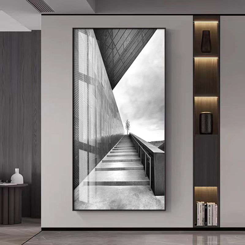 Modern abstract space architectural decoration painting