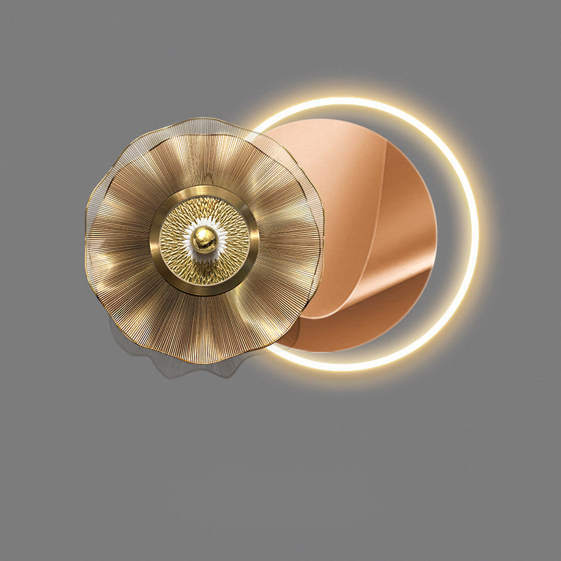 Exquisite Art Circular decoration wall hanging lamp LED