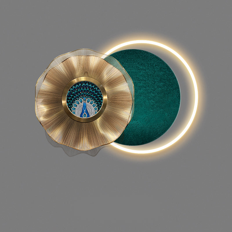 Exquisite Art Circular decoration wall hanging lamp LED