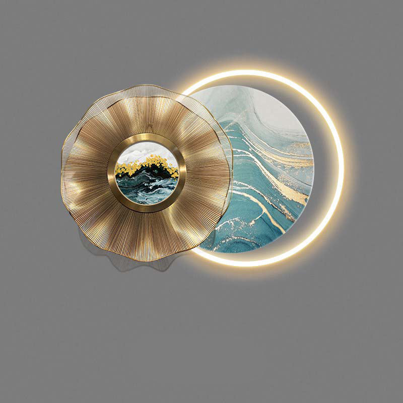 Exquisite Art Circular decoration wall hanging lamp LED
