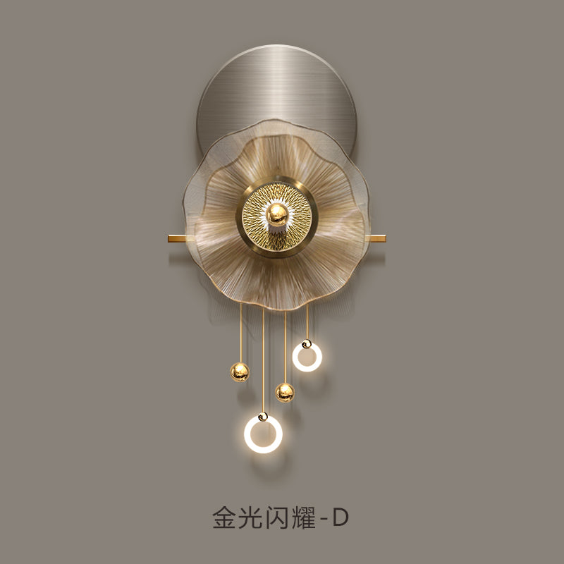 Exquisite Circular art decoration wall hanging lamp LED