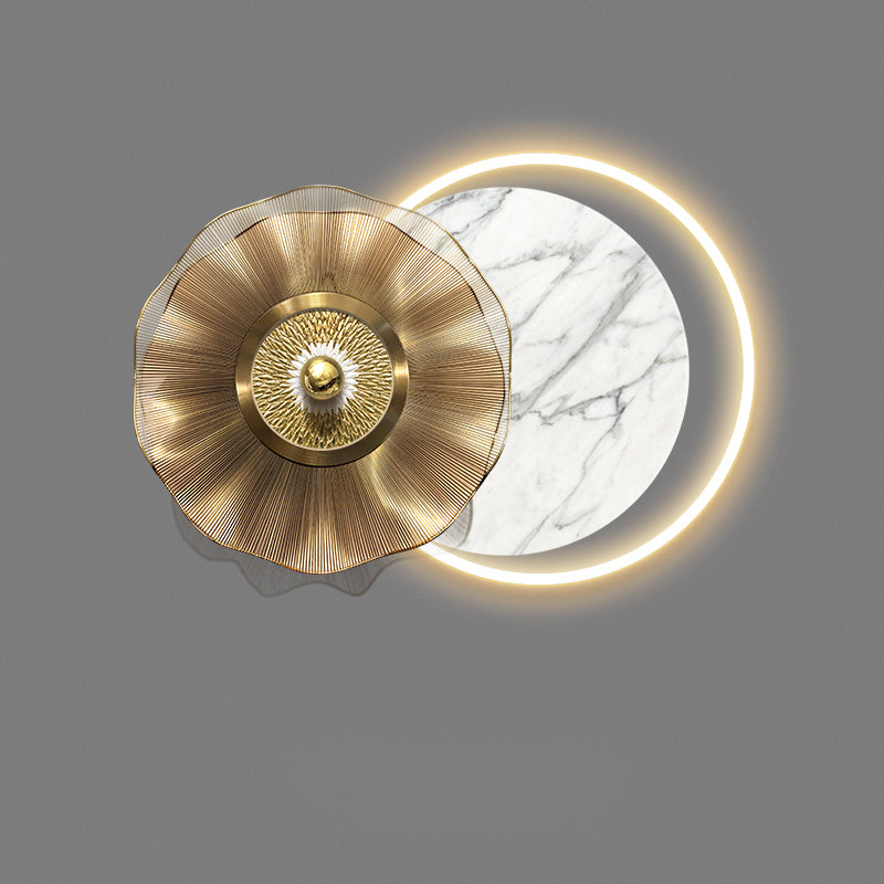 Exquisite Art Circular decoration wall hanging lamp LED