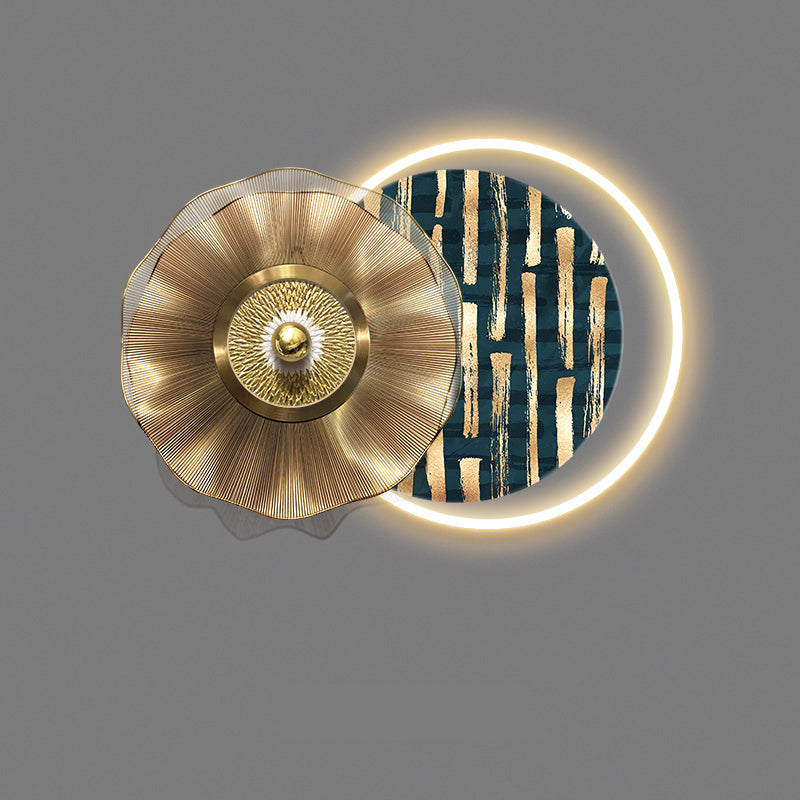 Exquisite Art Circular decoration wall hanging lamp LED