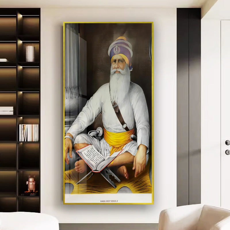 Crystal porcelain painting decoration wall Painting Decorative a man