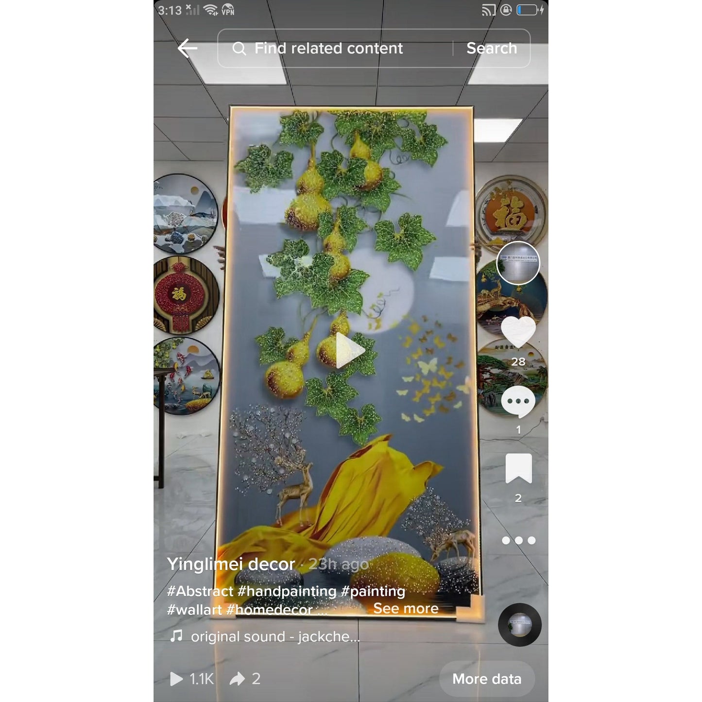 Exquisite Wealth roses Crystal Porcelain Decorative Painting