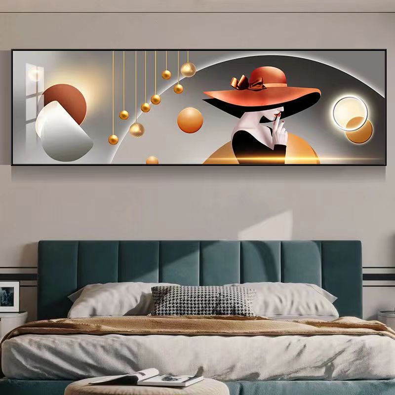 Banner Aesthetic abstract art Crystal Porcelain wall decoration Painting
