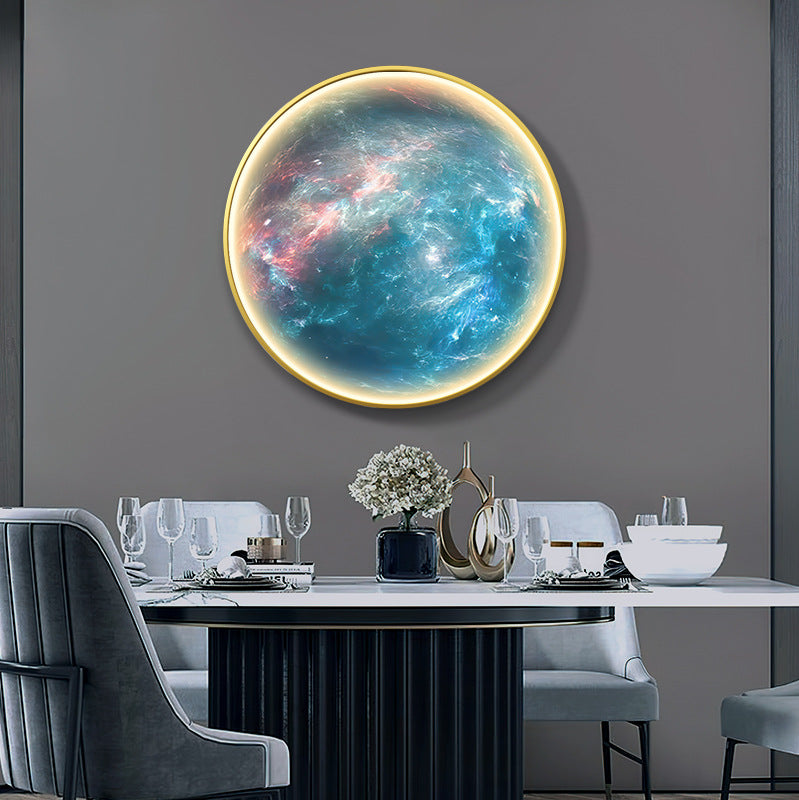 Space-inspired ceramic decoration