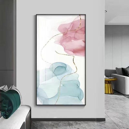 Modern flower crystal porcelain painting