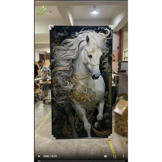 Horse high-end hairpin decoration wall Painting Decorative art