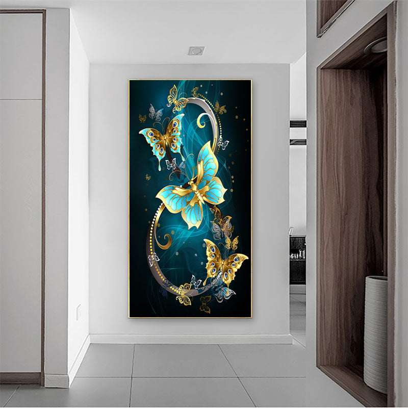 Butterfly decoration wall Painting Decorative art