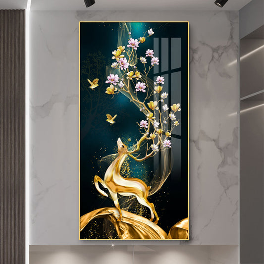 Crown deer decoration wall Painting Decorative art