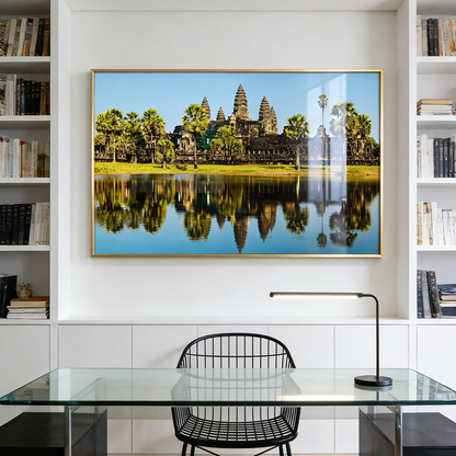 Banner Landscape scenery Crystal Porcelain Painting wall art