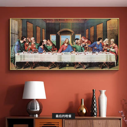 Crystal porcelain painting decoration wall Painting Decorative last supper