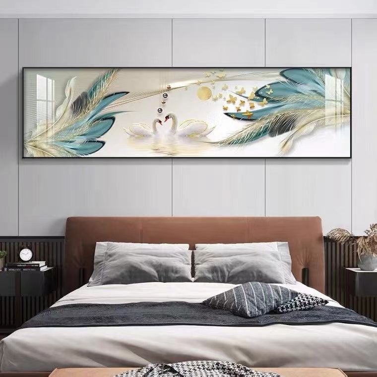 Banner Aesthetic abstract art Crystal Porcelain wall decoration Painting