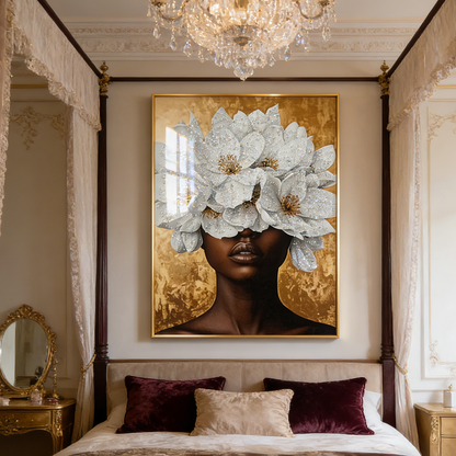 New modern light luxury Jesus Crystal Porcelain Painting hanging picture wallart.