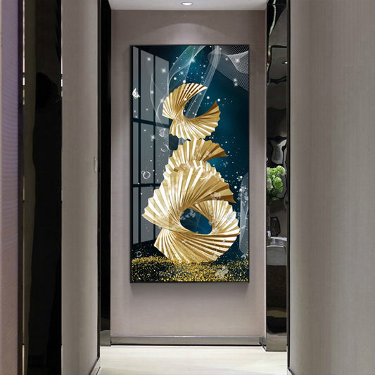 Crystal porcelain painting decoration wall Painting Decorative  Spiral shaped