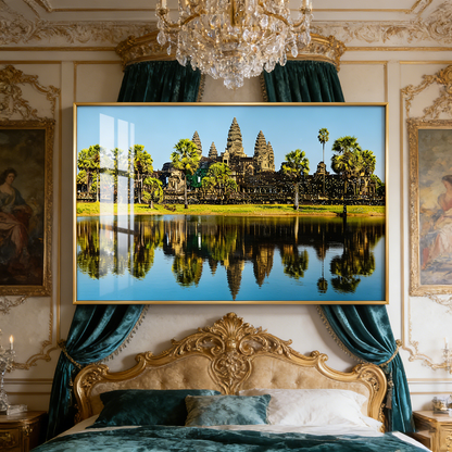 Banner Landscape scenery Crystal Porcelain Painting wall art