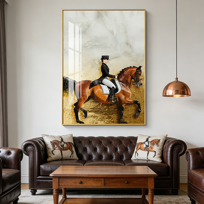 Abstract animals horse decorative painting LED light homedecor