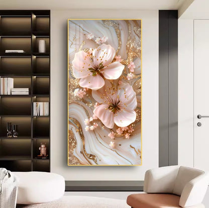 Crystal porcelain painting on wall Painting Decorative bridge