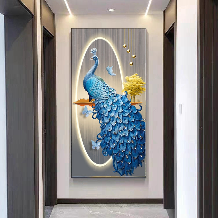 Sky Peacock wall painting and home decoration.