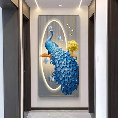 Sky Peacock wall painting and home decoration.