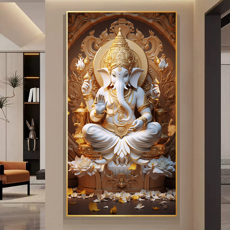 Horse to Success Decorative Crystal Porcelain Painting