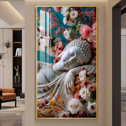 Fashion Islamic style crystal porcelain painting LED wallart