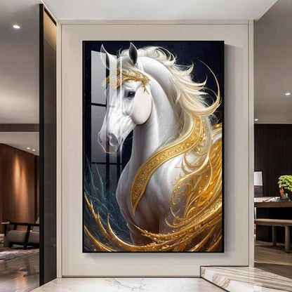 Boutique animals LED Crystal Porcelain Wall Decorative Painting