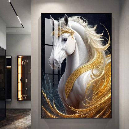 Boutique animals LED Crystal Porcelain Wall Decorative Painting