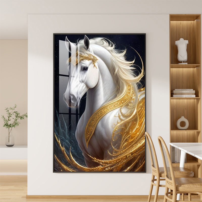 Boutique animals LED Crystal Porcelain Wall Decorative Painting