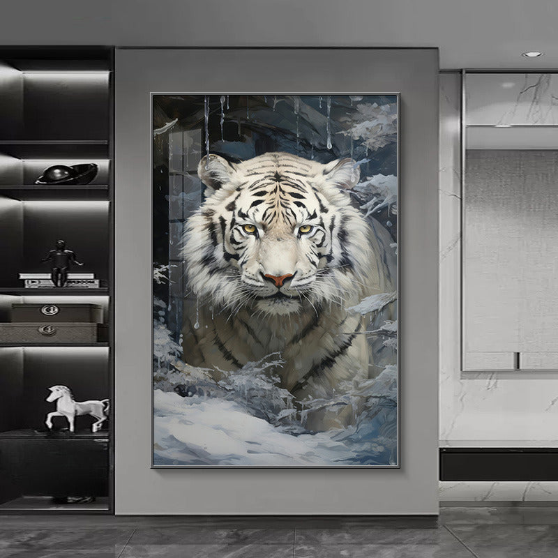 Sky animals tiger wall painting and home decoration LED