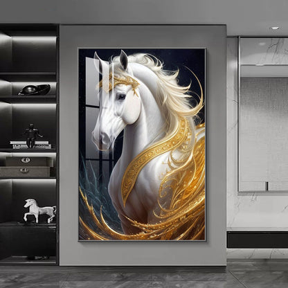 Boutique animals LED Crystal Porcelain Wall Decorative Painting