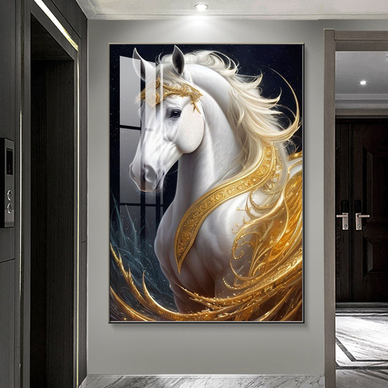Boutique animals LED Crystal Porcelain Wall Decorative Painting