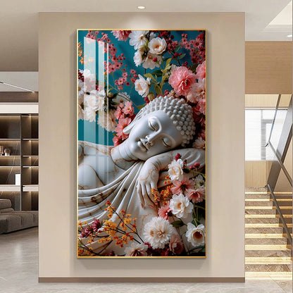 Modern Abstract Landscape LED Crystal Porcelain Wall Decorative Painting