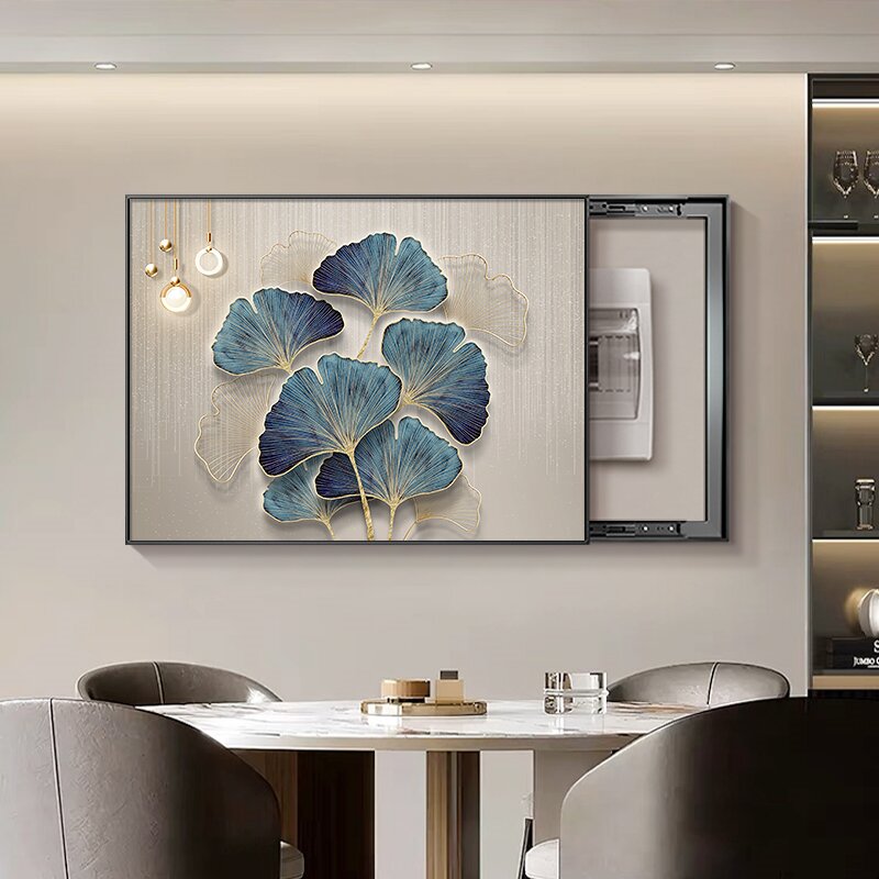 Electric Meter Box Cover | Creative Landscape Electric Meter Box Crystal Porcelain Painting