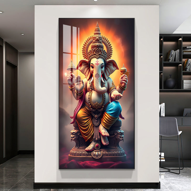 Abstract graphic art Animal elephant decorative paintingart