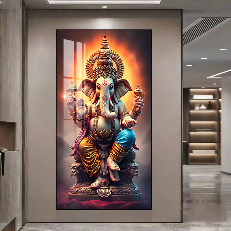 Abstract graphic art Animal elephant decorative paintingart