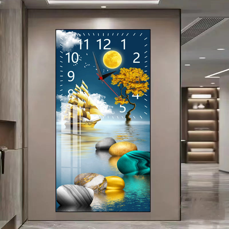 New Style landscap LED Crystal Porcelain Painting paintingart.