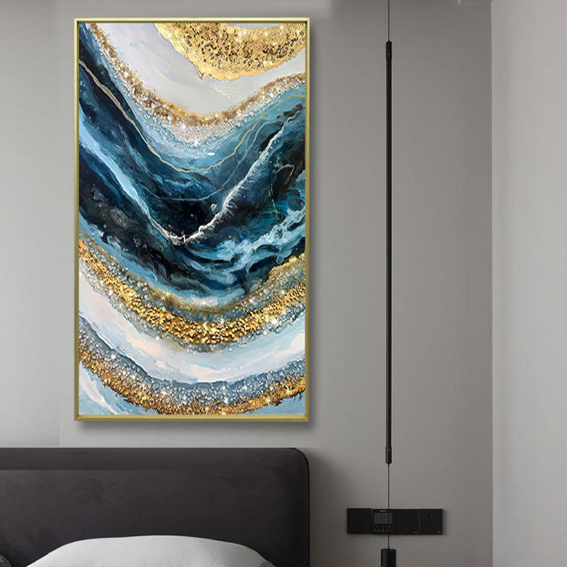 Auspicious Abstract graphic art Crystal Porcelain Wall Painting