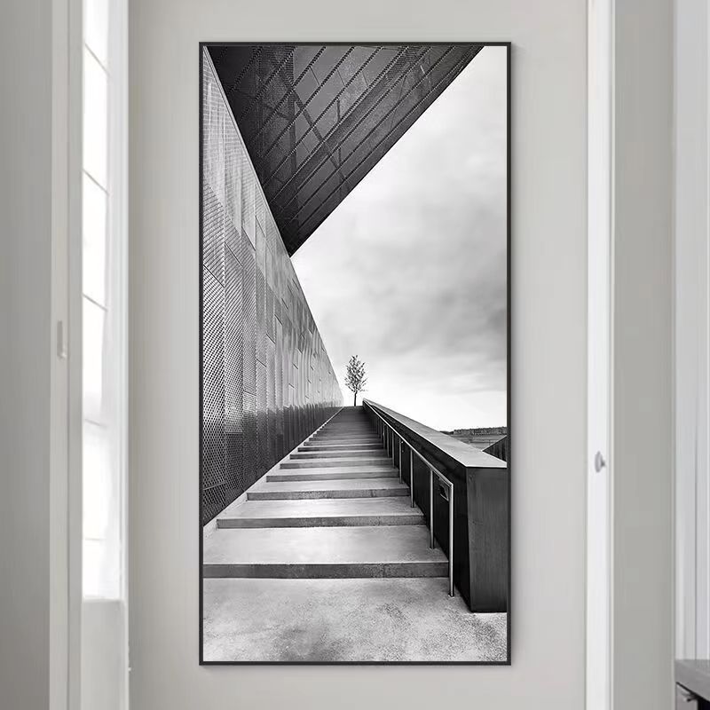 Modern abstract space architectural decoration painting