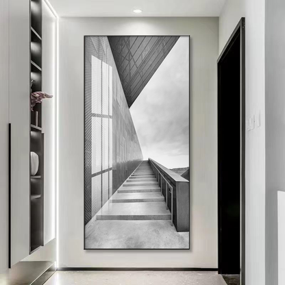 Exquisite 3D space landscape Crystal Porcelain Wall Painting