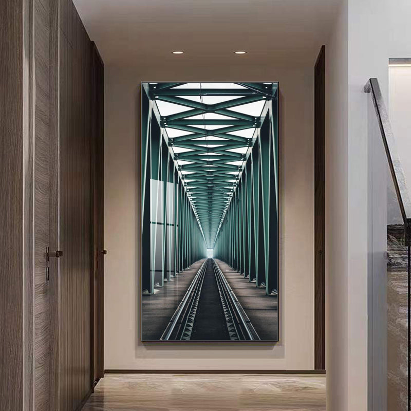 Modern abstract space architectural decoration painting