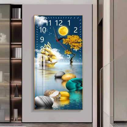 Fortune tree crystal porcelain decorative painting one.