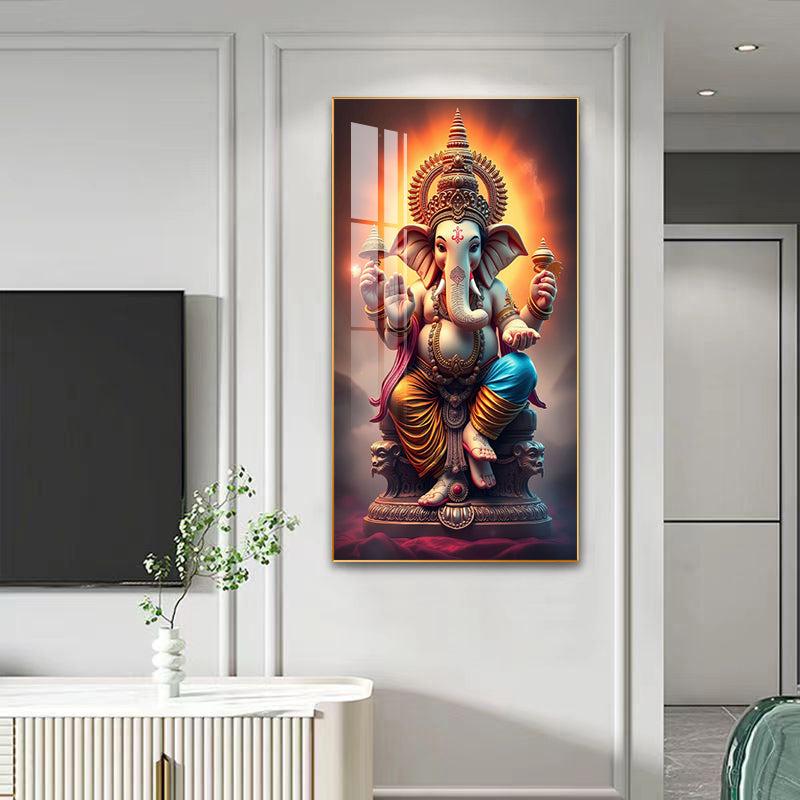 Abstract graphic art Animal elephant decorative paintingart